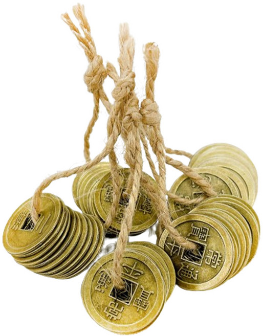 리빙다 모형엽전 10p, 옐로우, 5개