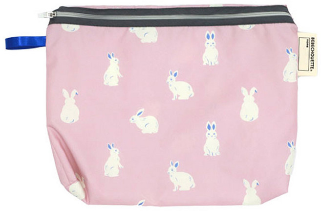 베베슈에뜨 기저귀 파우치, 래빗(파우치), 랜덤발송(리본)