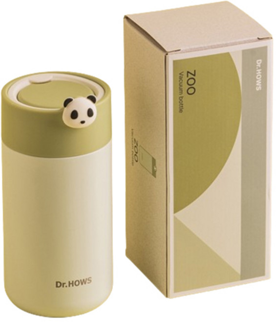 닥터하우스 주 보온병, 그린 팬더, 350ml, 1개