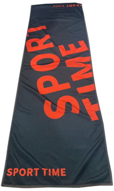 소니오 피트니스 쿨 스포츠 타월 30 x 100 cm, 03 타임블랙오렌지, 1개