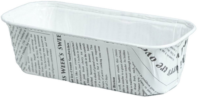 천운패키지 베이킹 플럼피 종이몰드 대, 화이트, 50개