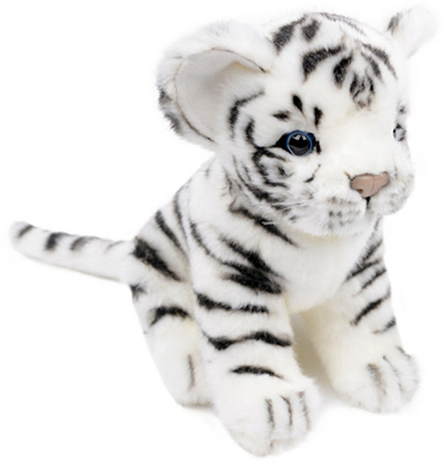 한사토이 아기 백호랑이 미니 봉제인형 7287, 15cm, 혼합색상, 1개