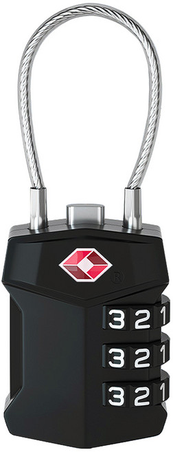 랑고 TSA 여행용 와이어 케이블 자물쇠