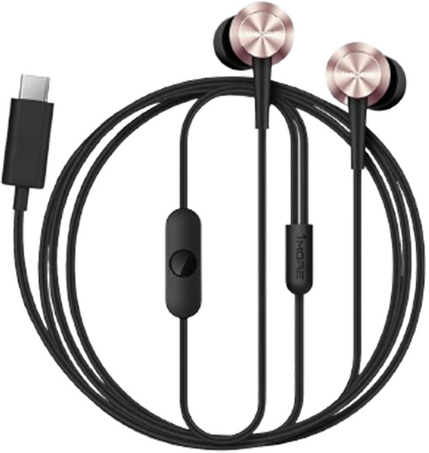 원모어 피스톤 피트 인이어 이어폰, C타입, 로즈핑크