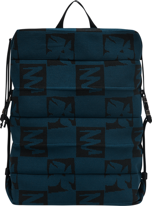 JOSEPH AND STACEY 女款 Lucky Pleats Future Flower 後揹包, 深藍色