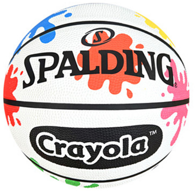 SPALDING 斯伯丁 Crayola Palette 籃球, 85086Z, 1個