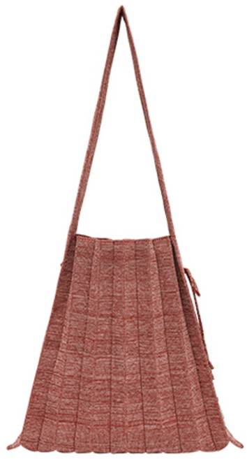 JOSEPH AND STACEY 男女通用波西米亞幸運褶皺針織肩揹包