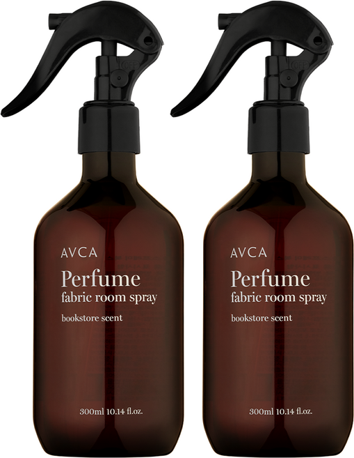 아브카 딥 퍼퓸 섬유향수 룸 스프레이, 북스토어향, 300ml, 2개