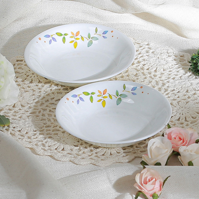 코렐 로맨틱 가든 찬기 중, 혼합색상, 2개