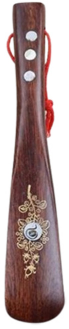 앞날앤 나무 구둣주걱 긴 헤라 22cm, 블랙, 1개