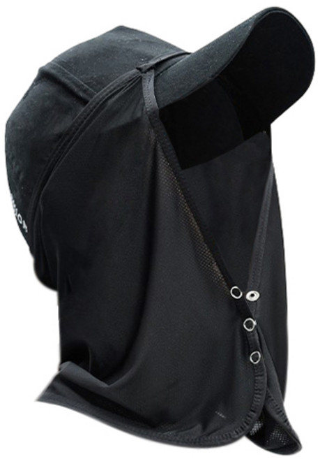 아리코 캡선가드 햇빛가리개, 블랙, 1개