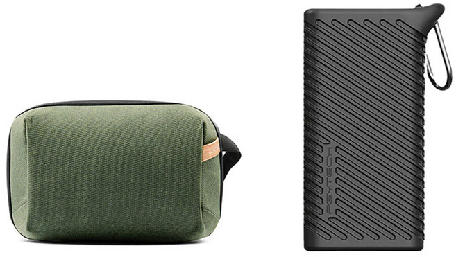 피지테크 미니 테크파우치 + CFexpress A타입 카드리더기 케이스 세트, 그린, 1개