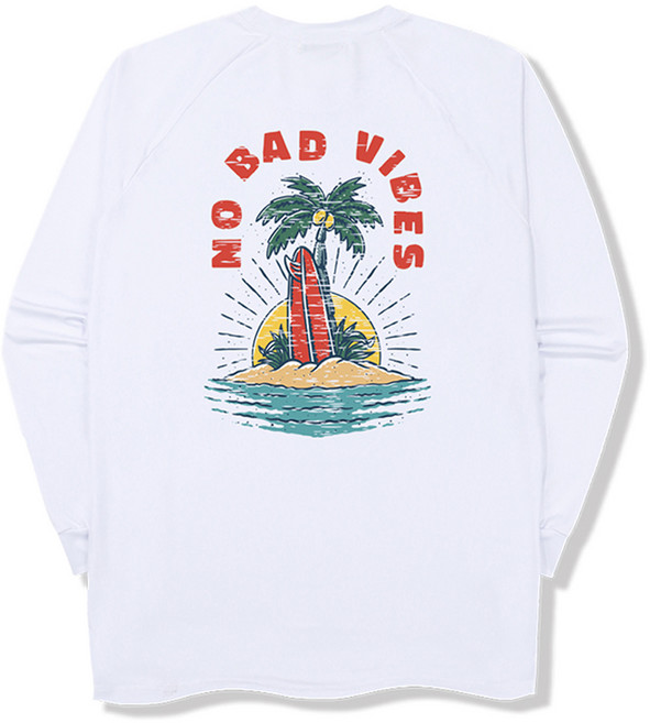 일루소 노배드 남여공용 오버핏 래쉬가드 긴팔 티셔츠