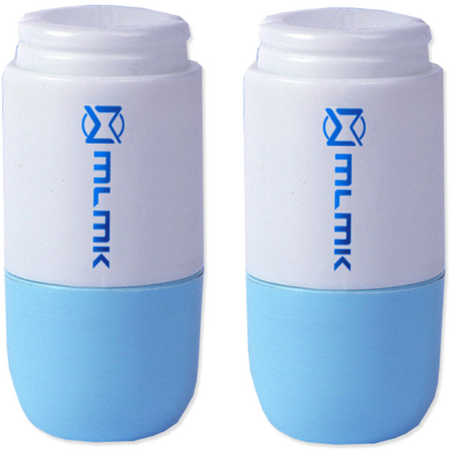 투코비 택배 송장 클리너 커터칼 올인원 리필 블루 10ml, 투명, 2개