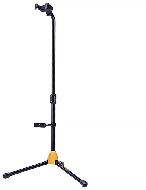 허큘리스 자동 그립 시스템 AGS 등받이 있는 단일 기타 스탠드 GS412B PLUS, 1개