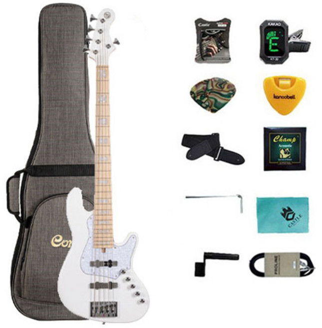 콜트 베이스 기타, White, Elrick NJS5, 1개