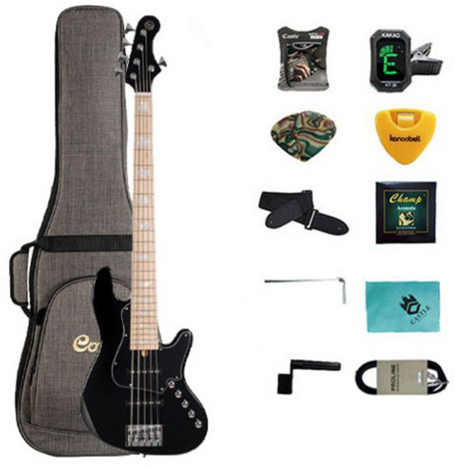 콜트 베이스 기타, Black, Elrick NJS5, 1개