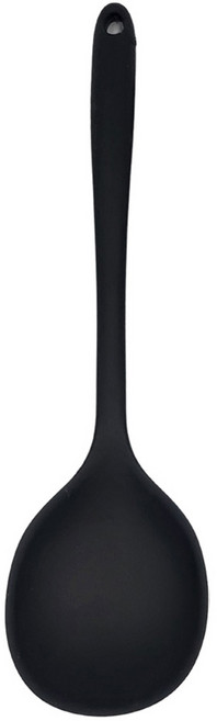 UH홈데코 실리콘 볶음주걱, 블랙, 1개