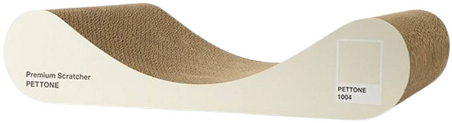 펫톤 고양이 빅사이즈 소파형 스크래쳐, 크림, 1개