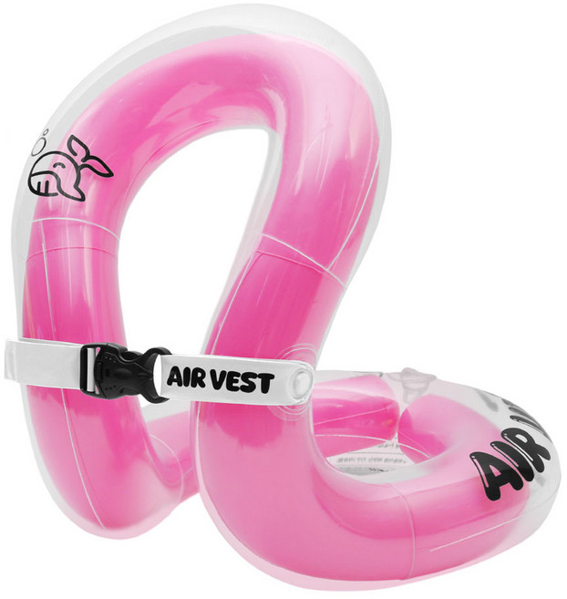 에어베스트 아동용 착용형 수영 보조용품 35kg, 마젠타, 1개