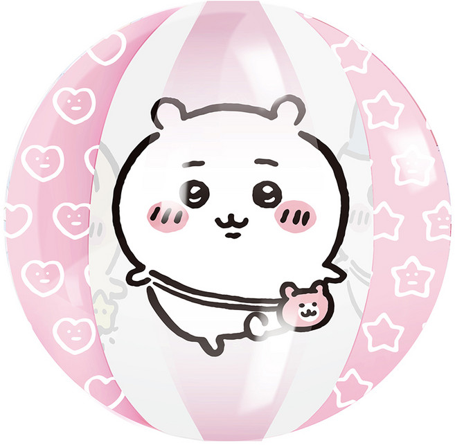 위니코니 치이카와 비치볼 40, 40cm, 혼합색상, 1개