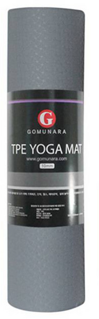 고무나라 TPE 요가매트 + 가방 + 보관스트랩 세트, 애쉬그레이, 1개