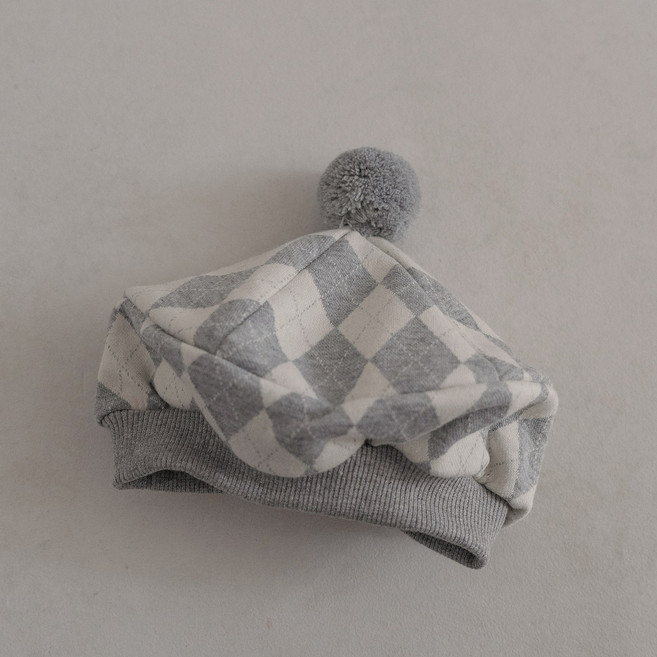 피카부 유아용 아가일 베레모