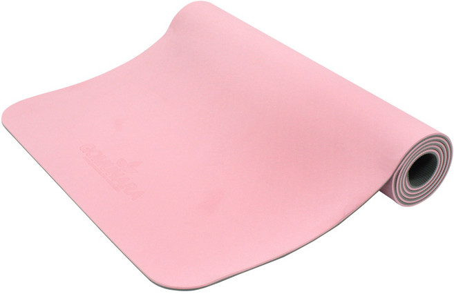 고무나라 TPE 투톤 양면 요가매트, 파우더핑크, 1개