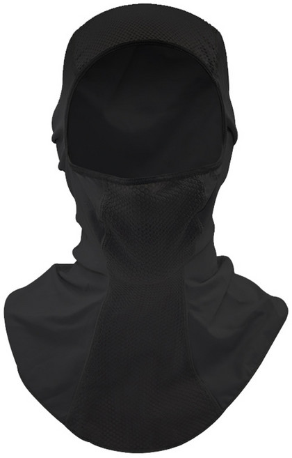 인콘트로 에어로 메쉬 바라클라바 자전거 마스크, 블랙