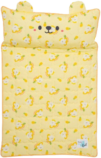 리토가토 강아지 아이스베어 인견 쿨매트, 리토옐로우, 1개