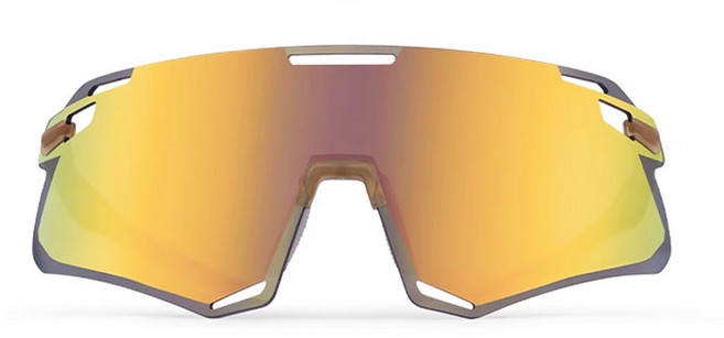 락브로스 스포츠 편광 고글 + 도수클립 세트 SP318, 골드(프레임) + HD골드편광(렌즈), 1개