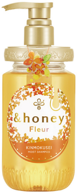 &honey fleur 蜂蜜輕盈舒癒洗髮精1.0, 450ml, 1瓶