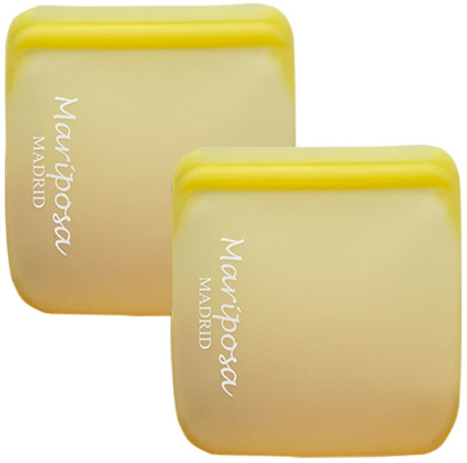 마리포사 실리콘 푸드 젤리 지퍼백 1L, 대(L), 1개입, 2개