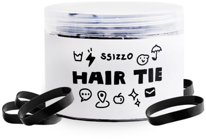 씨조 플렉시 홀드 컴포트 밴드 270p, 블랙, 1개