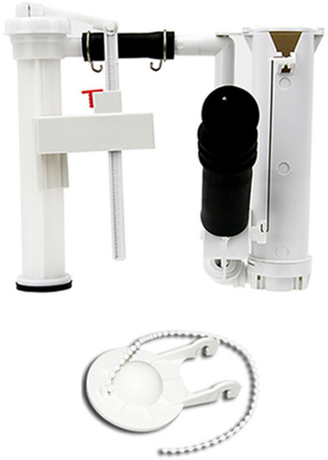 와토스 원피스 필밸브 제트펌프 WP222 + 원피스마개 WP119 세트, 혼합색상