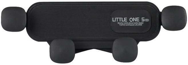 아이엠듀 차량용 무중력 송풍구 핸드폰 거치대 + 숏 크래들 세트, 1세트, 블랙