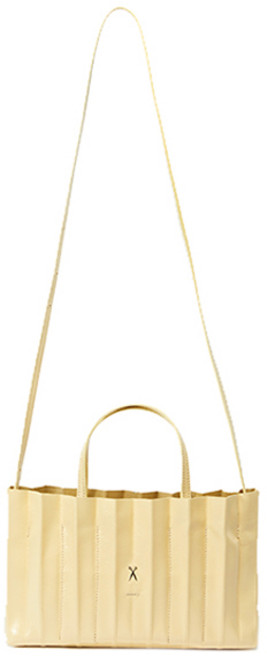 JOSEPH AND STACEY 女款幸運褶皺三用包, 奶油色