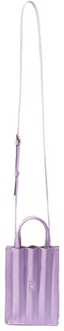 JOSEPH AND STACEY 女用幸運褶皺手機包, 粉筆紫