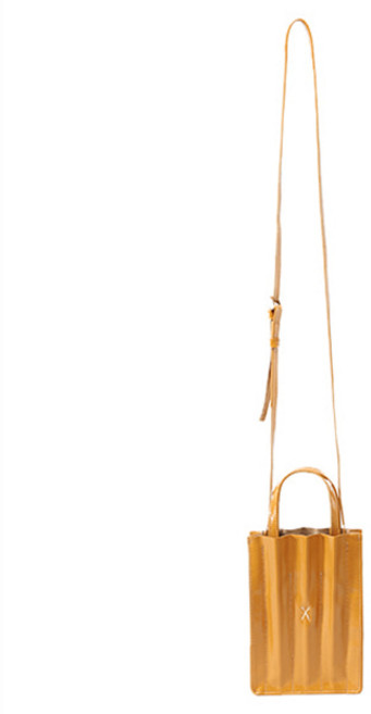 JOSEPH AND STACEY 女用幸運百褶手機包, 蜜桃焦糖