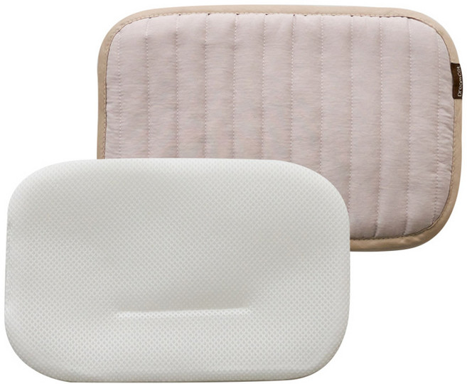 유아용 드림콧 전용 모달 메쉬 베개, 웜베이지, 1개