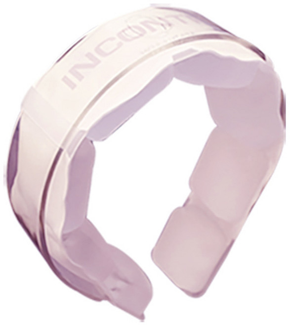 인콘트로 스마트 아이스 와이드 22도 넥밴드, 연분홍색, 1개