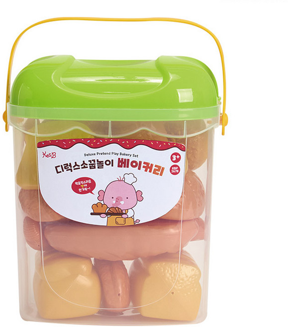 캐스비 플레이 베이커리 디럭스소꿉놀이 9종 x 2p 세트 2678, 1세트