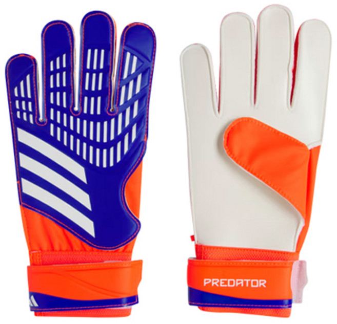 아디다스 프레데터 트레이닝 골키퍼 장갑 IX3870 좌우세트, 루시드블루 + 솔라레드 + 화이트, 1개