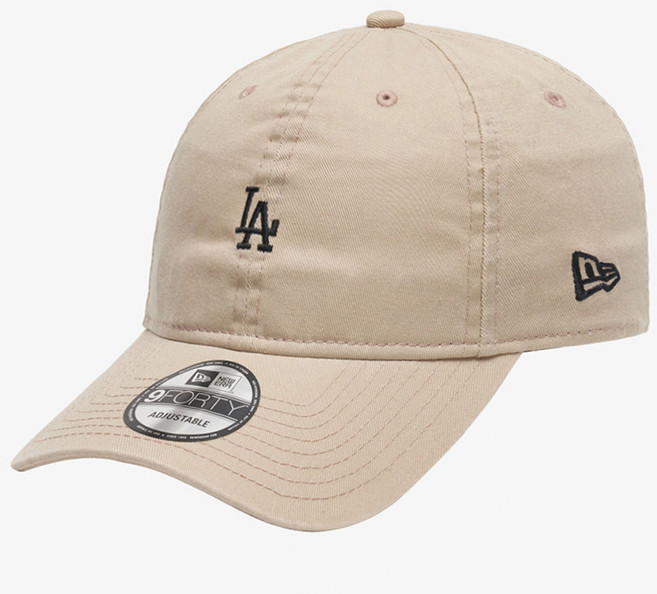 뉴에라 9FORTY 워시드 미니 로고 언스트럭쳐 볼캡 LA 다저스 MLB 모자