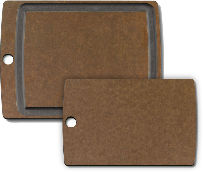 VICTORINOX 瑞士維氏 Epicurean All-Rounder 砧板 2件組 棕色, 小號 + 中號, 1套