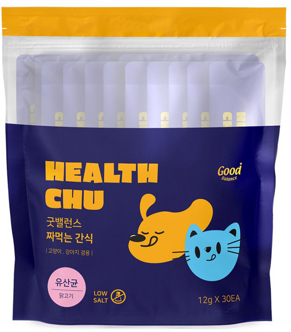 굿밸런스 반려동물 짜먹는 간식 30p, 닭고기, 360g, 1개