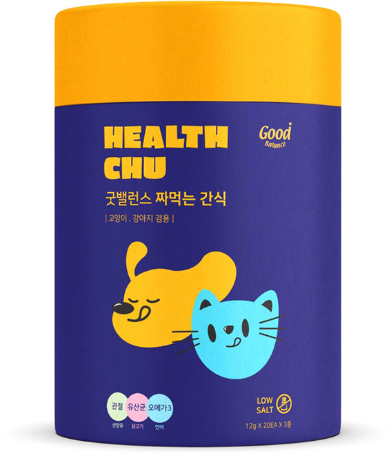 굿밸런스 반려동물 짜먹는 간식 3종 x 20p 세트, 혼합맛(닭고기/연어/산양유), 720g, 1개