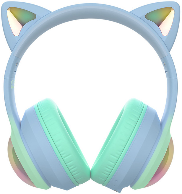 앱코 아동용 EH300 유 무선 블루투스 헤드셋, 블루