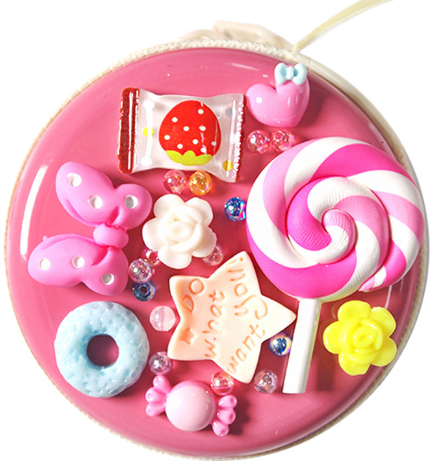 투영디자인 DIY 마카롱 파우치 꾸미기, 랜덤발송, 1개