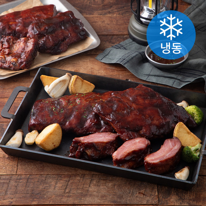 육심당 바베큐 폭립 (냉동), 900g, 1개